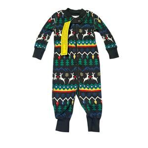NWT Hanna Andersson Very Merry Holiday Sleeper 3-6m